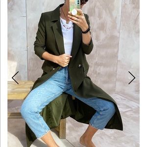 Never Fully Dressed Khaki 55 Maxi Coat (Sold Out)